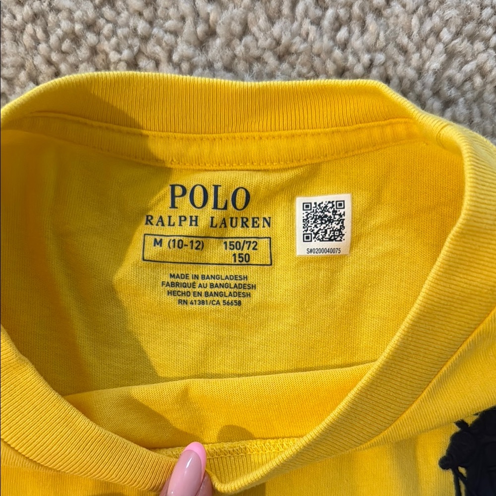 Polo Ralph Lauren Yellow T-Shirt - Picture 2 of 3